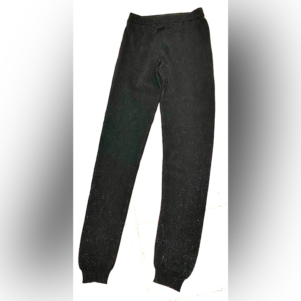 Moschino Couture Black Sparkle Leggings